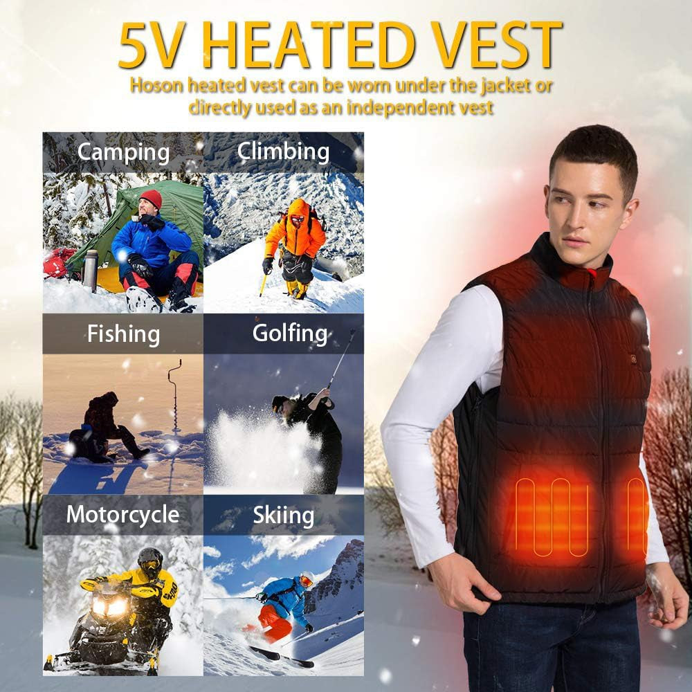 Electric Lightweight Heated Vest for Men and Women