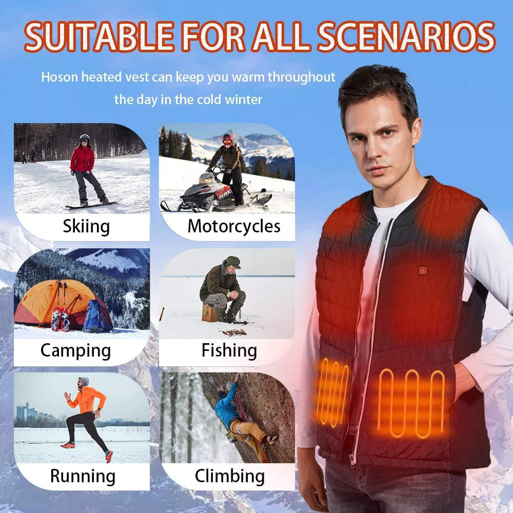 Heated Vest for Men and Women,Heated Jacket Winter Heating Vest Hunting